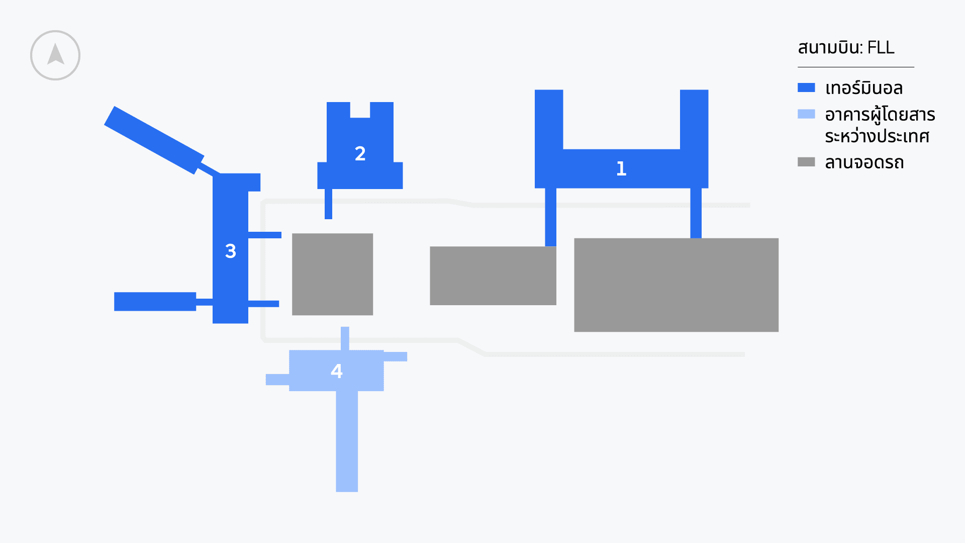 Terminal Nashville Airport Map