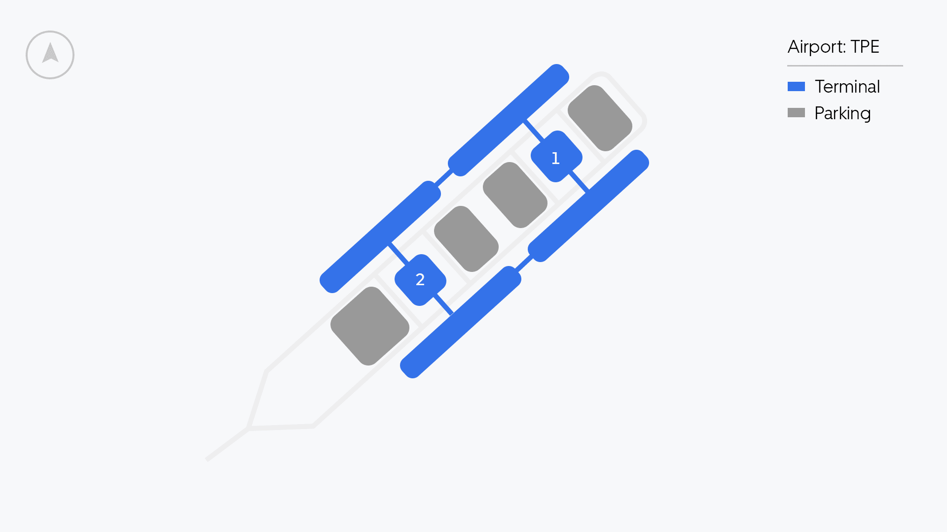 Taoyuan Airport map