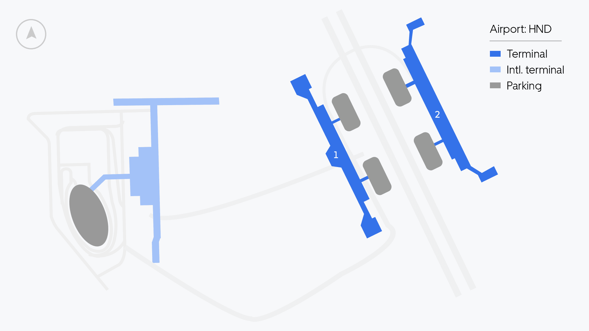 羽田空港案内図