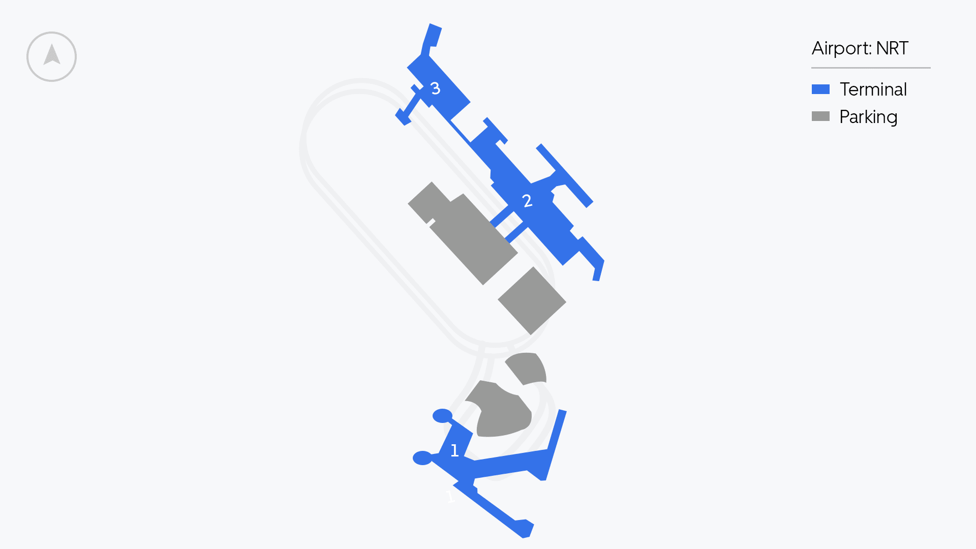 Narita Airport map