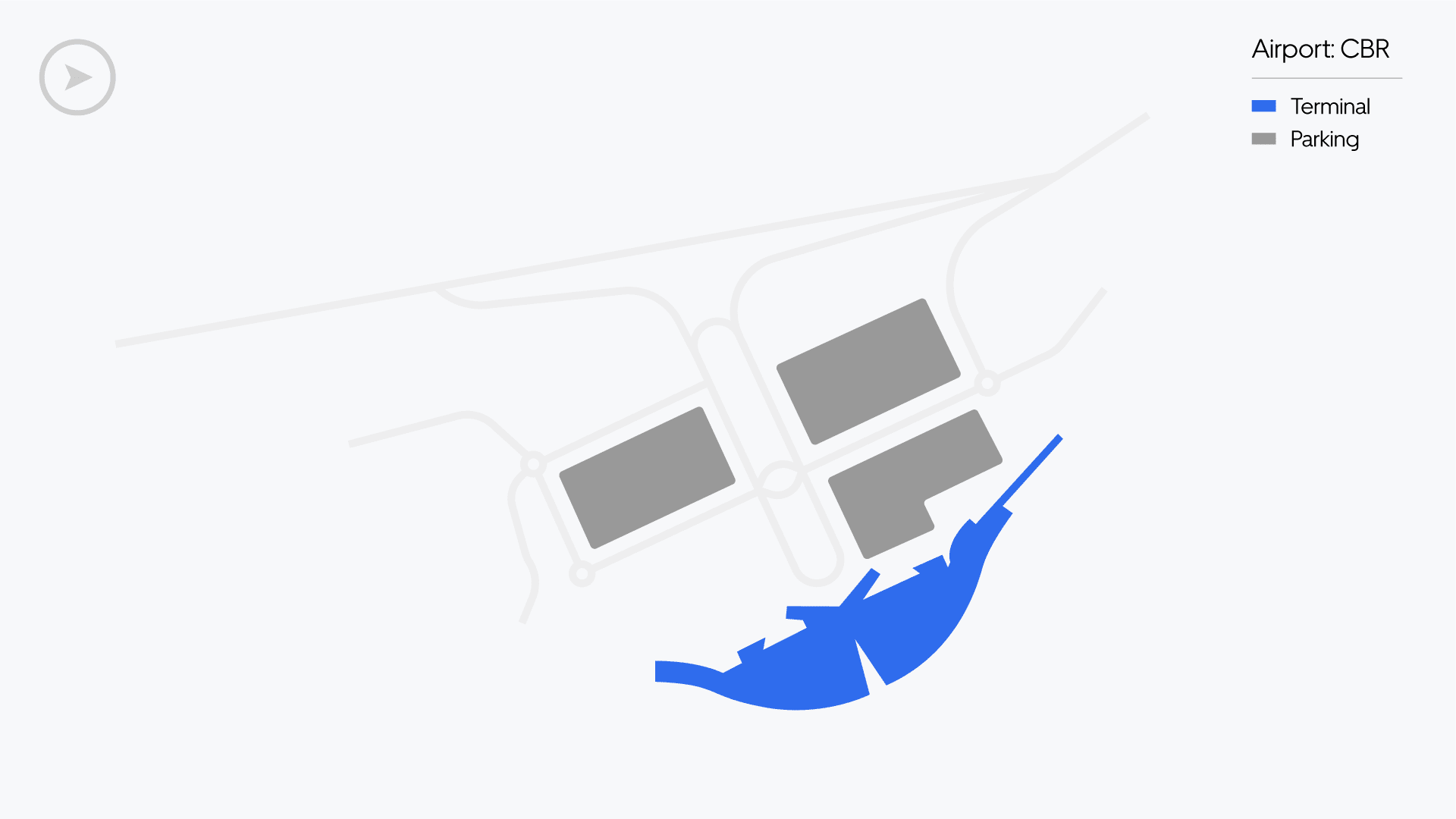 Canberra Airport map