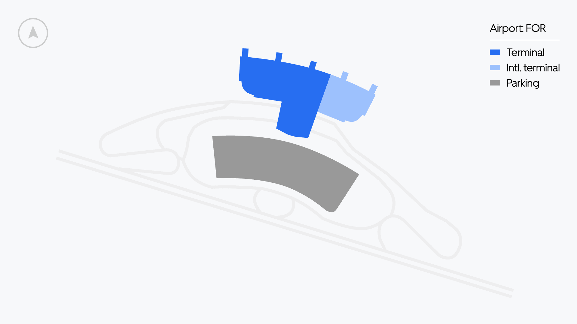 Mapa do Aeroporto de Fortaleza