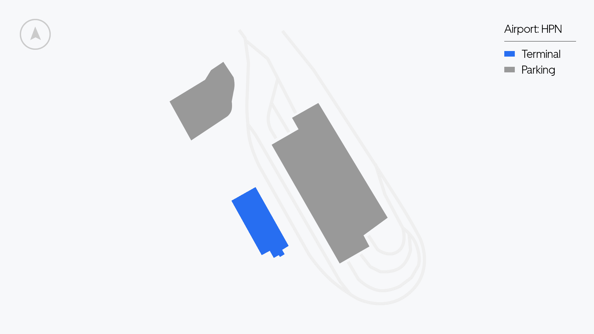 Westchester Airport map