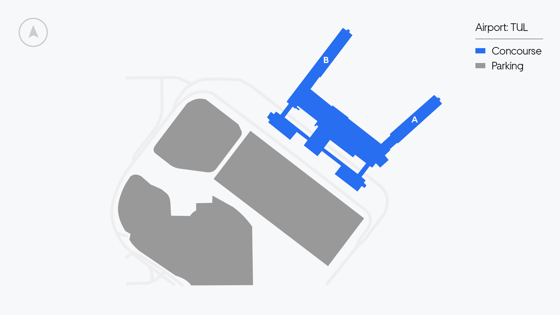 Tulsa Airport map