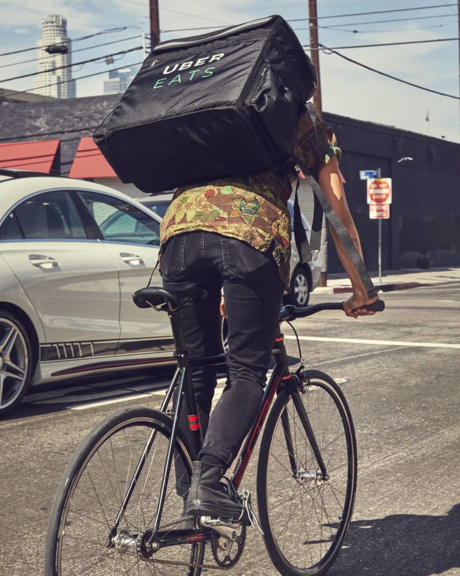 Uber bicycle delivery app deals