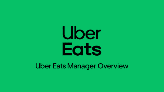Uber Eats Manager Training