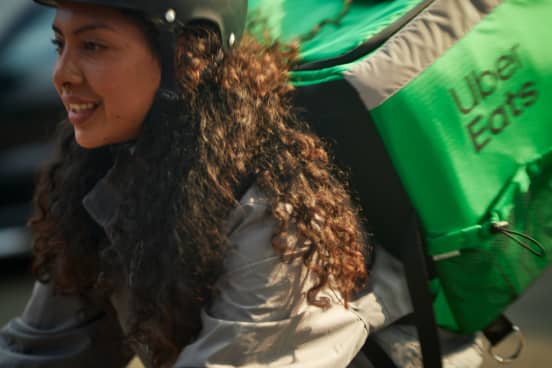 Uber eats bike rider job top