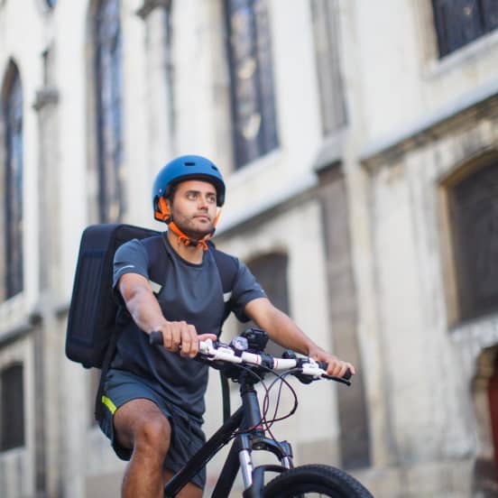 Uber eats with a bike clearance