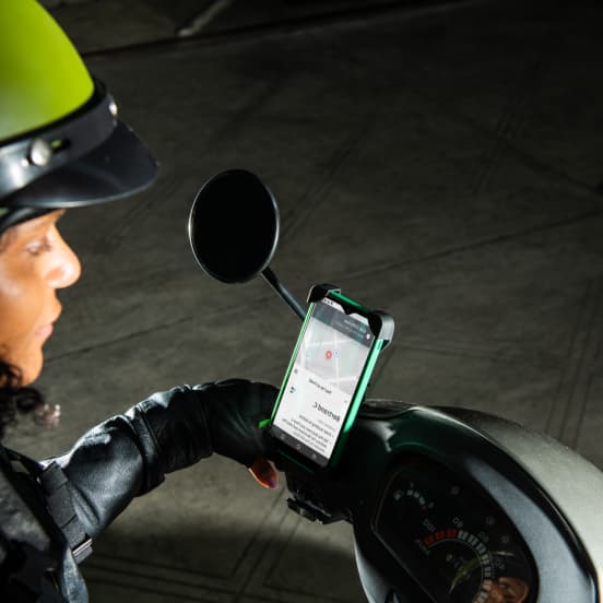 Uber moto courier 