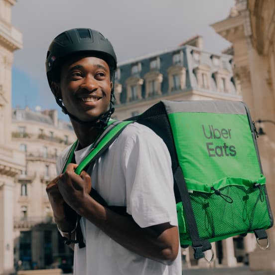 Uber eats bike rider job top