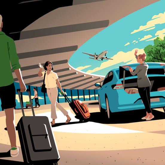 Airport drop off
