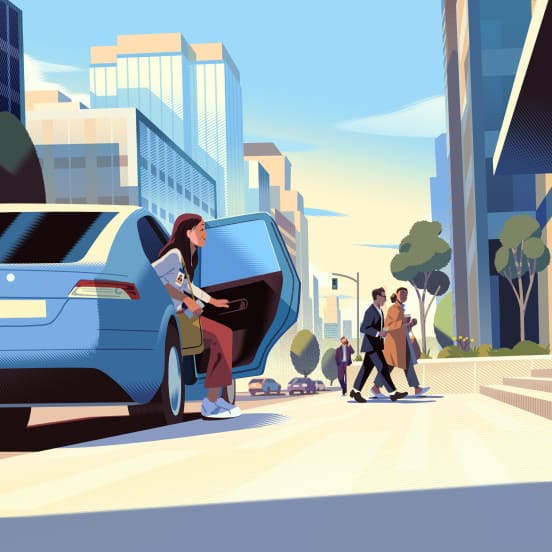 Uber مسافر کی ترسیل