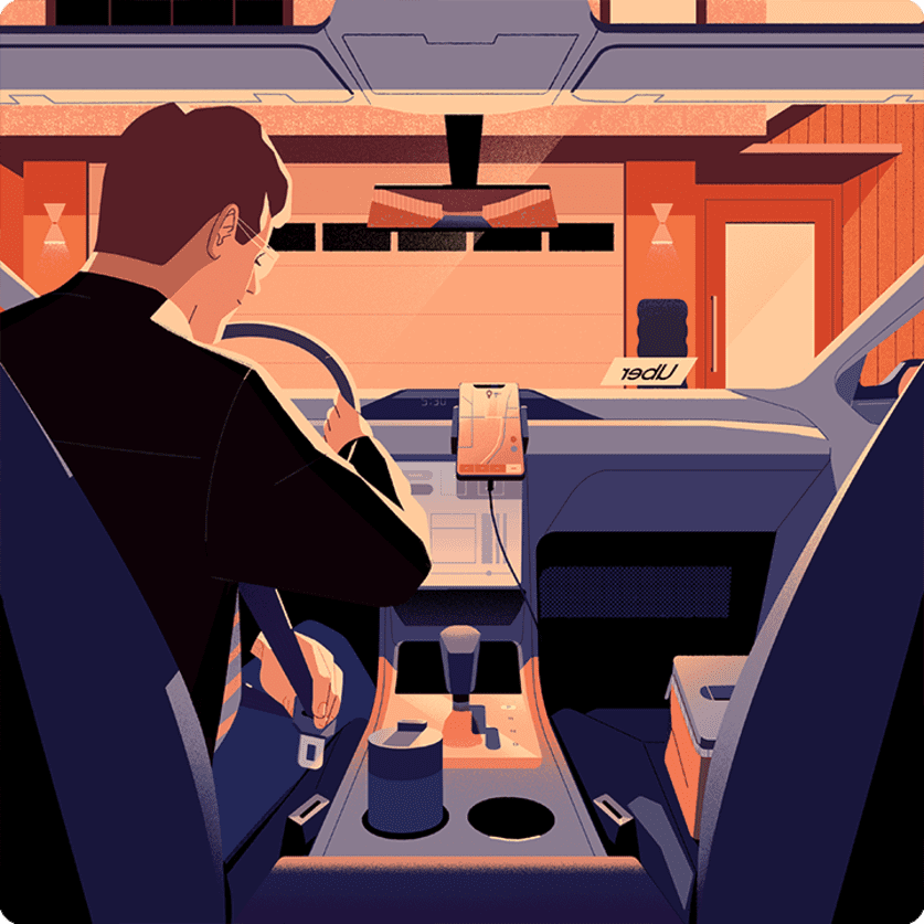 Drive when you want with Uber