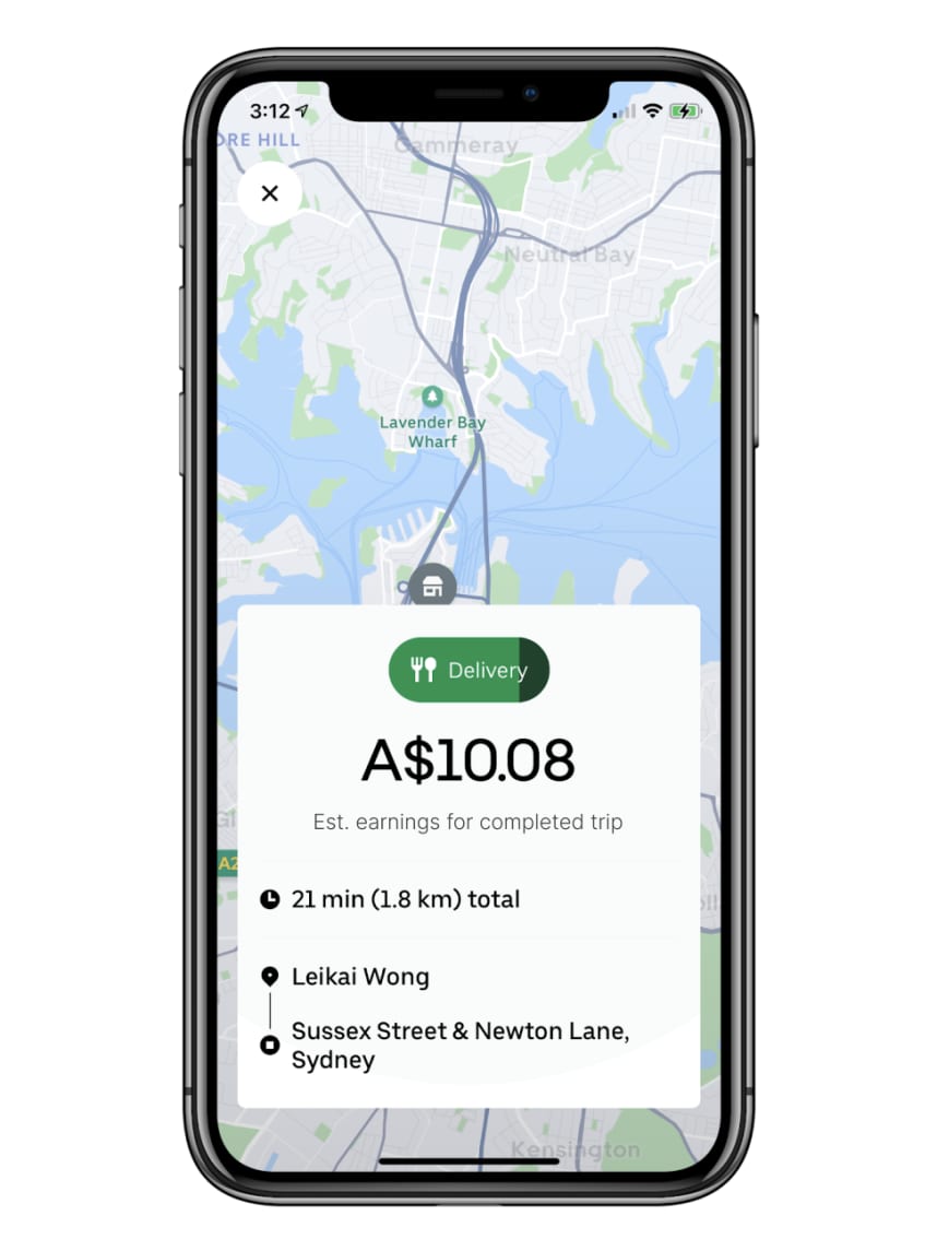 Uber 2025 bike earning