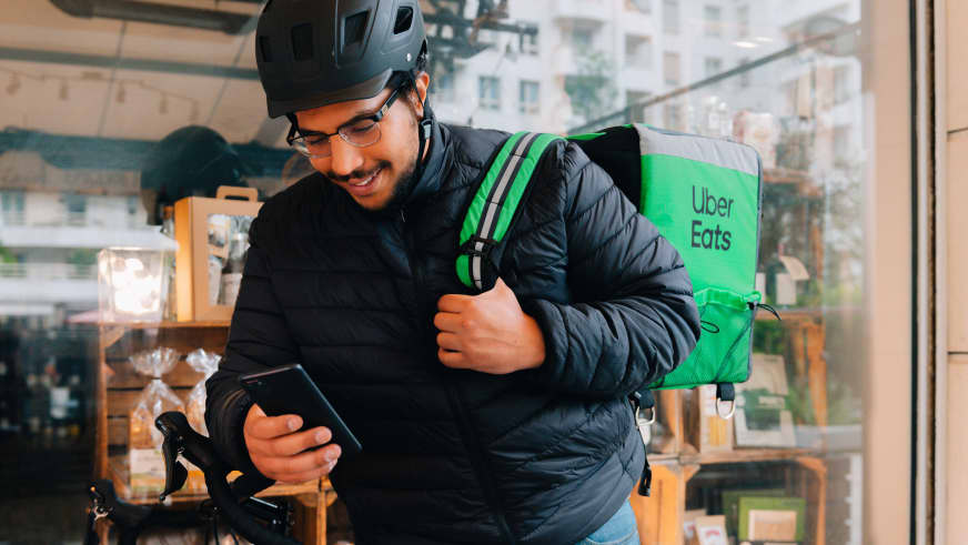 Uber eats bike deals sign up