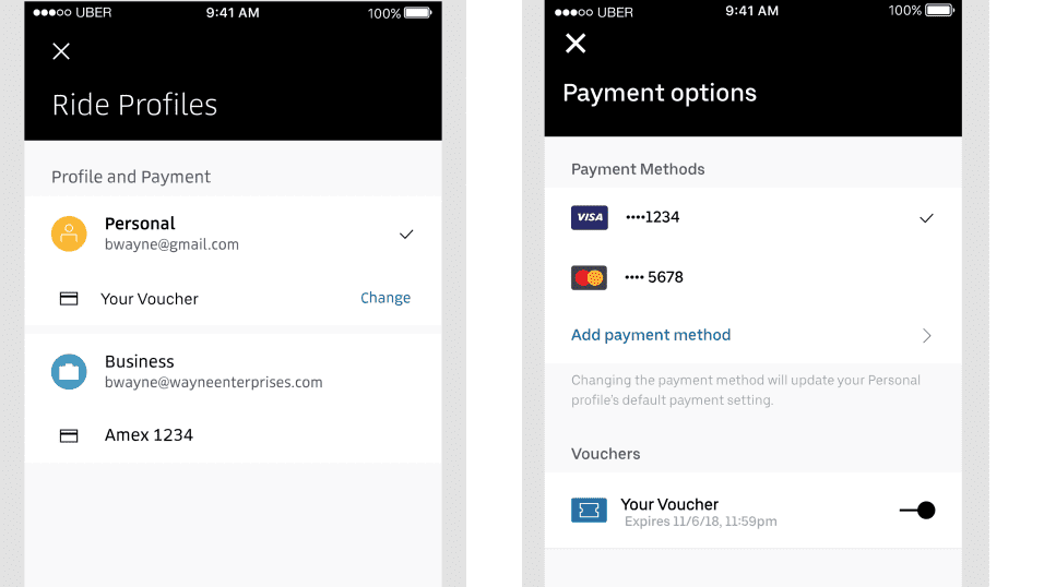 Uber new shop user offer