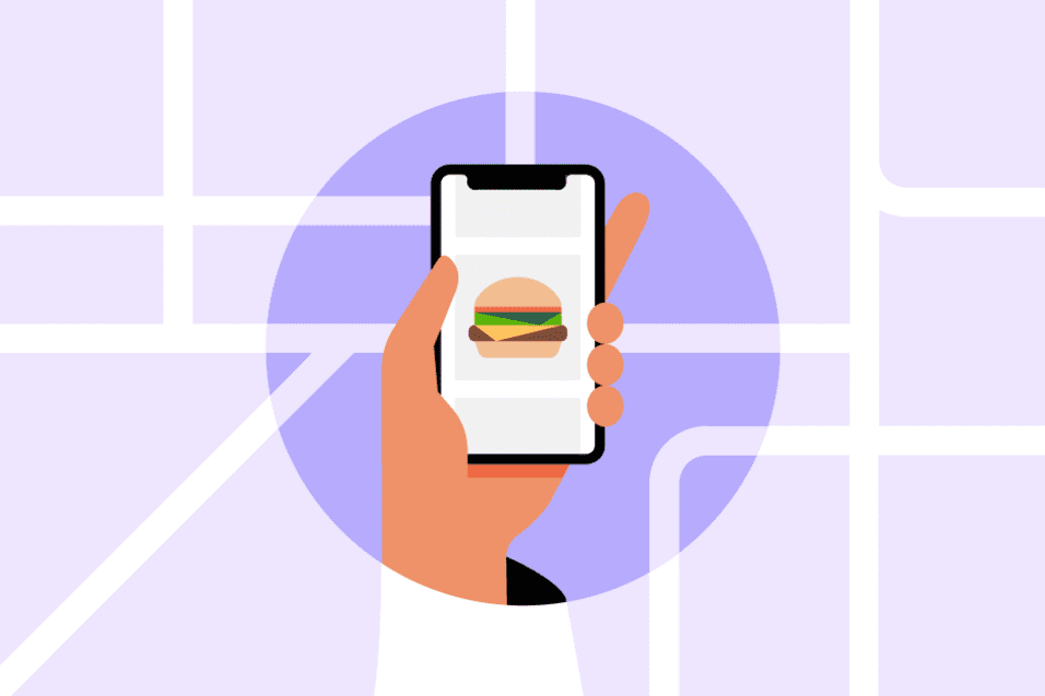 お客様によるお持ち帰り  Uber Eats