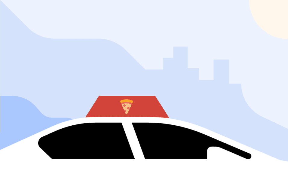店舗スタッフによる配達  Uber Eats