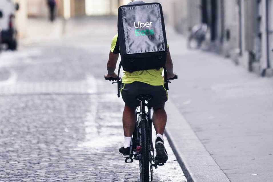 Uber eats bike on sale rider