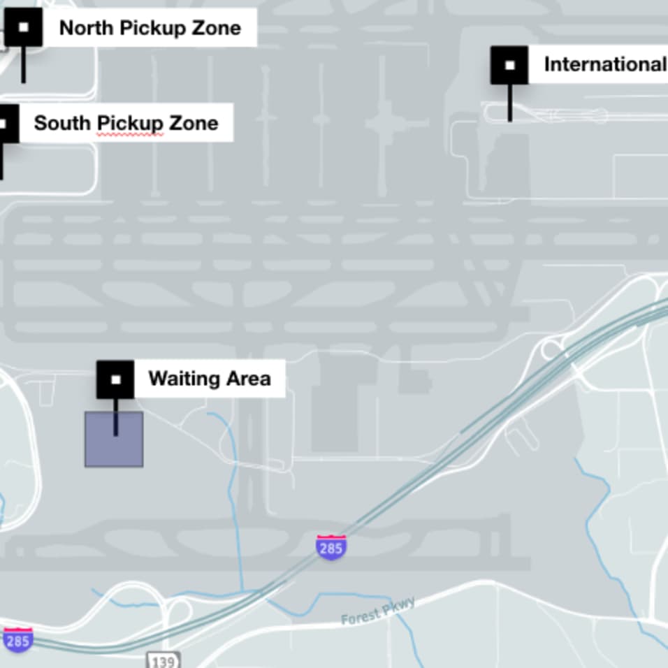 Atl Hartsfield Jackson International Airports Drive Uber