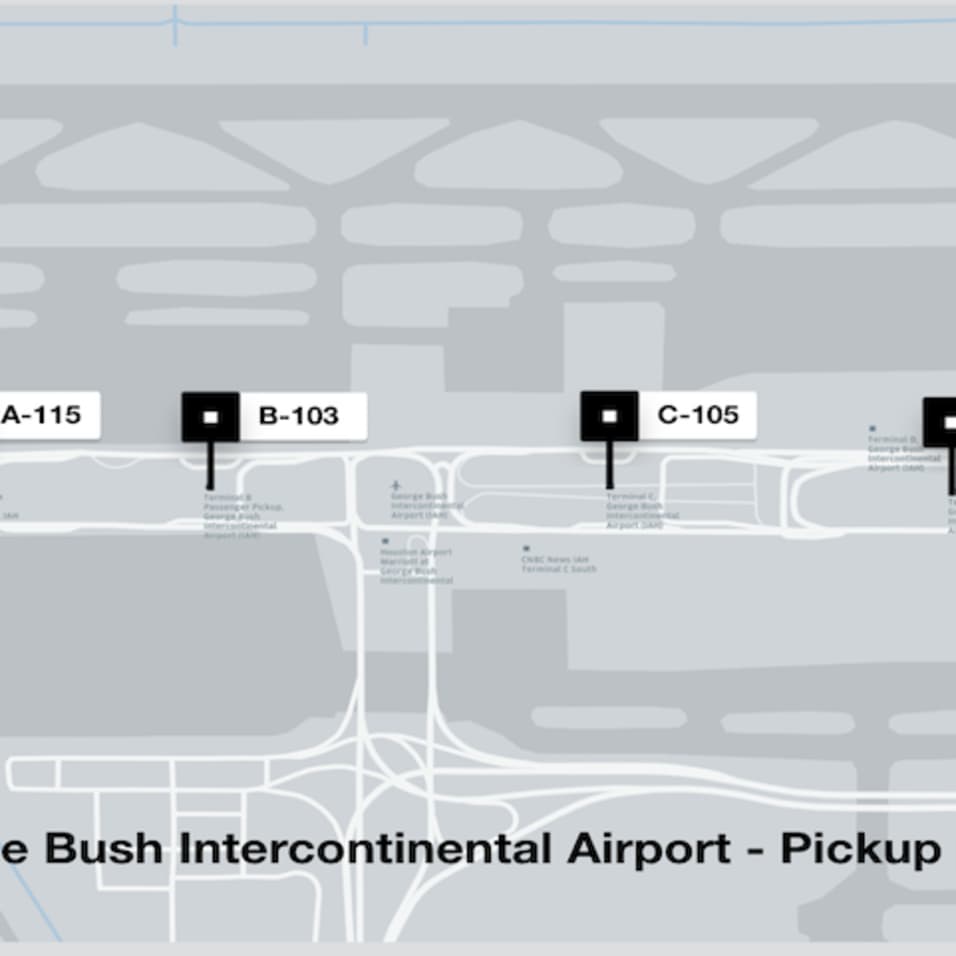 Interactive Map Houston Airport System