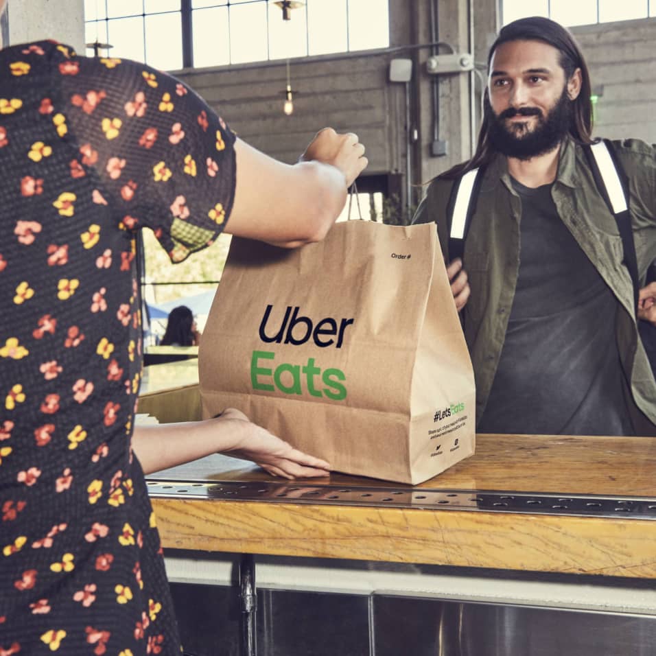 Uber food delivery sale