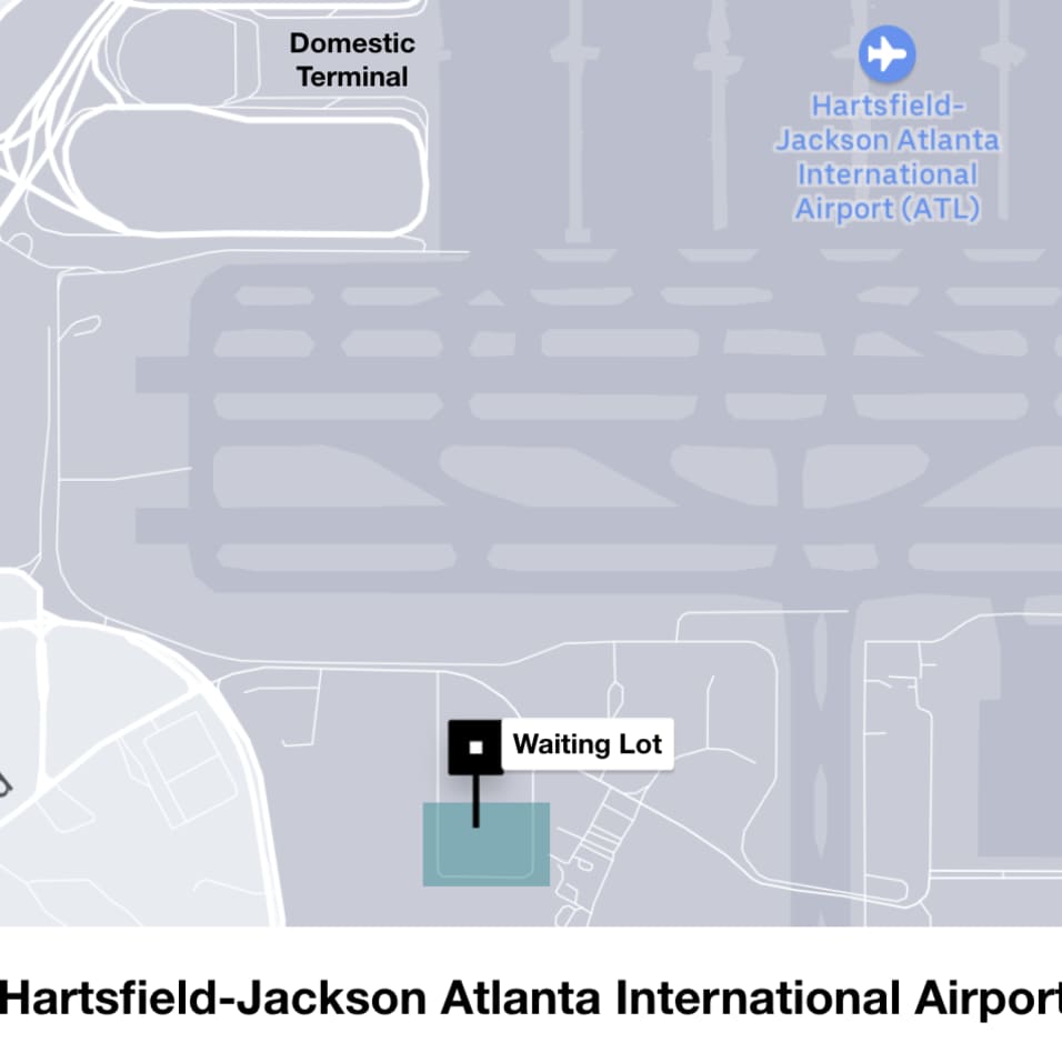 Atlanta Airport Map Uber 