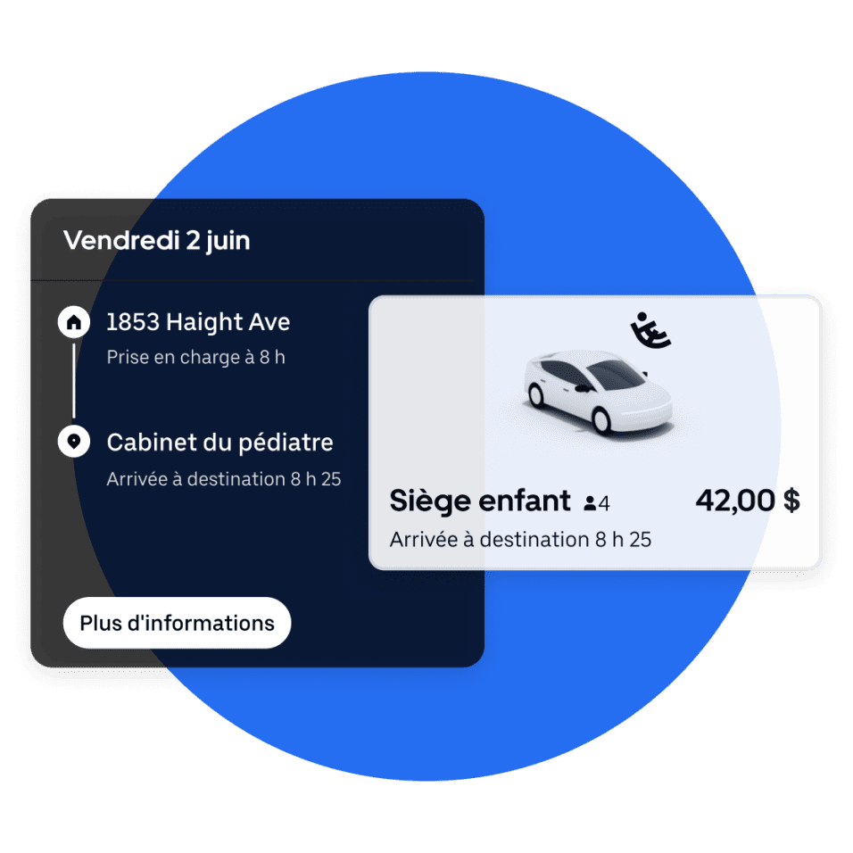 Demander siege hotsell auto uber