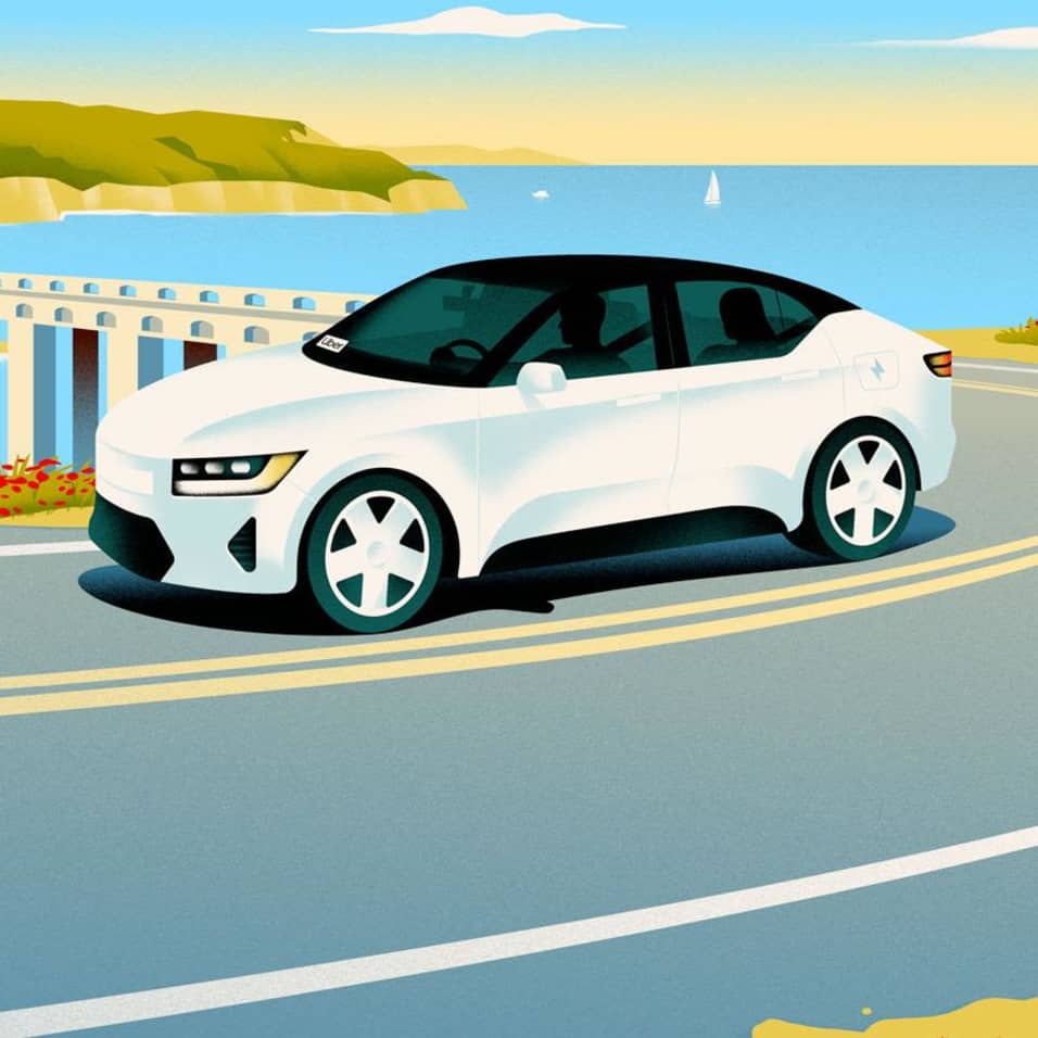 Commander un uber van en avance top