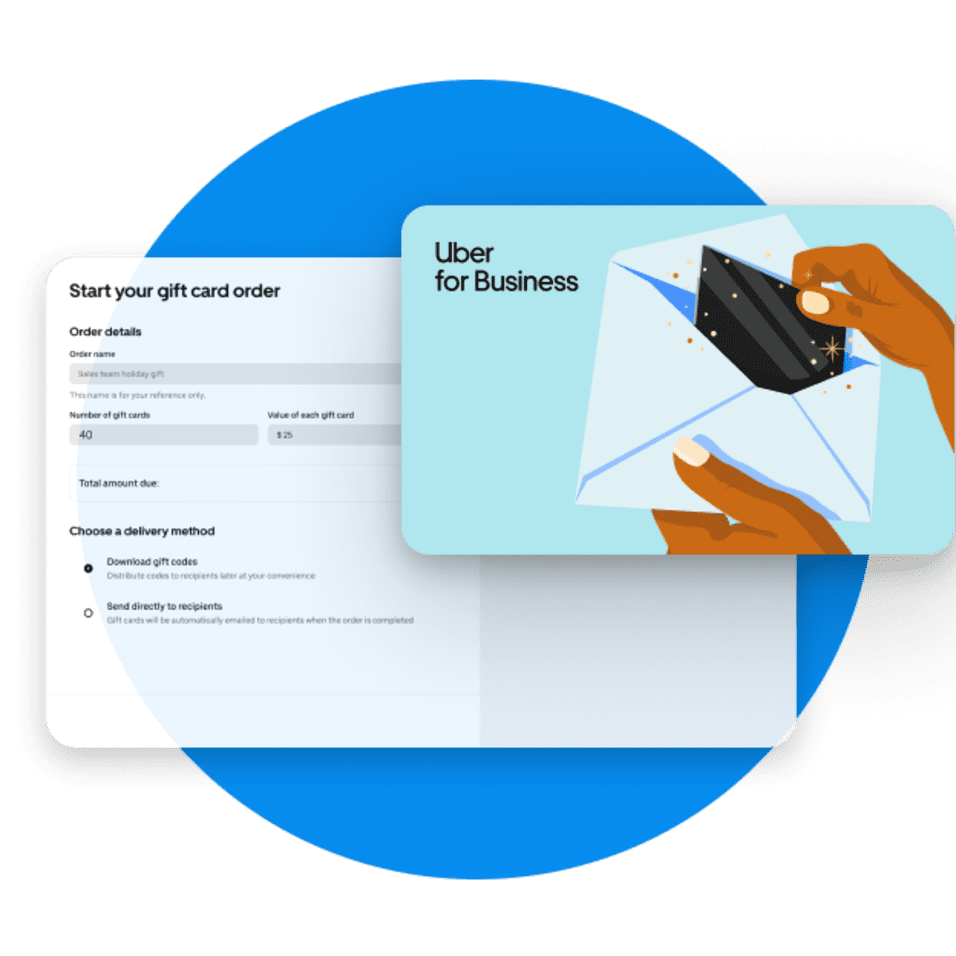 Buy Bulk Gift Cards for Rides & Food Delivery