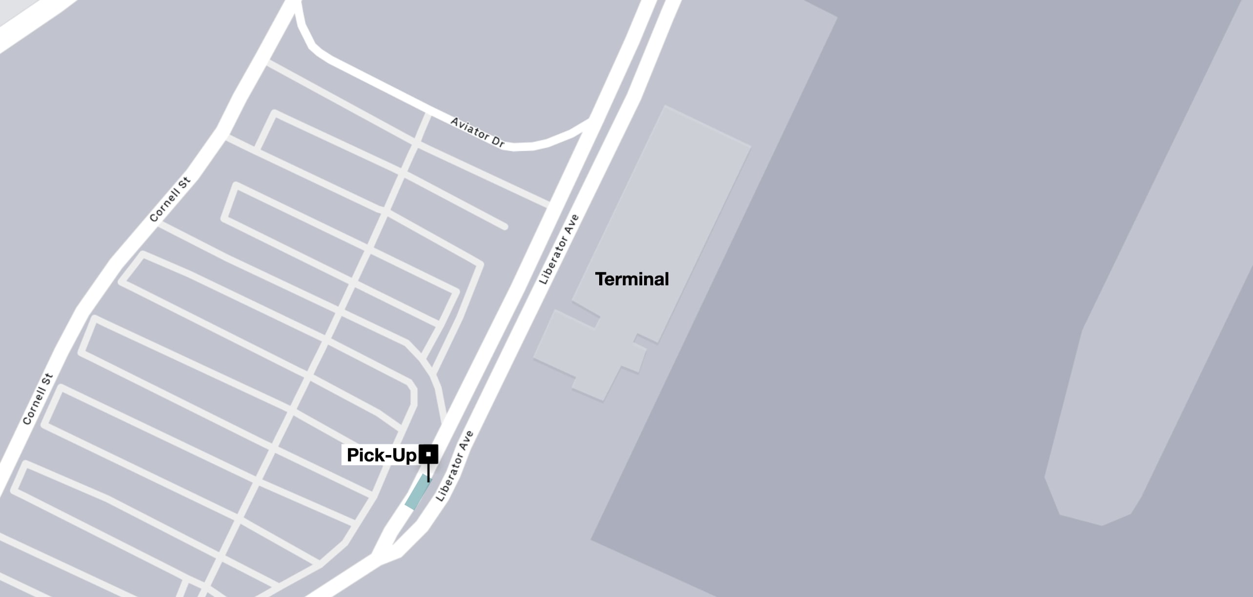 YXX Airport Map