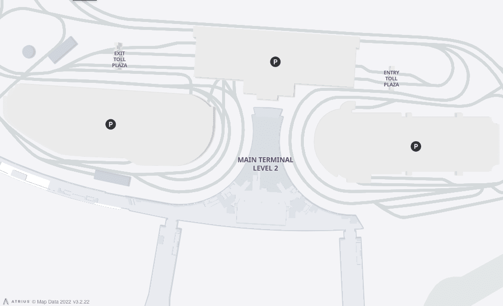 New Orleans Airport map