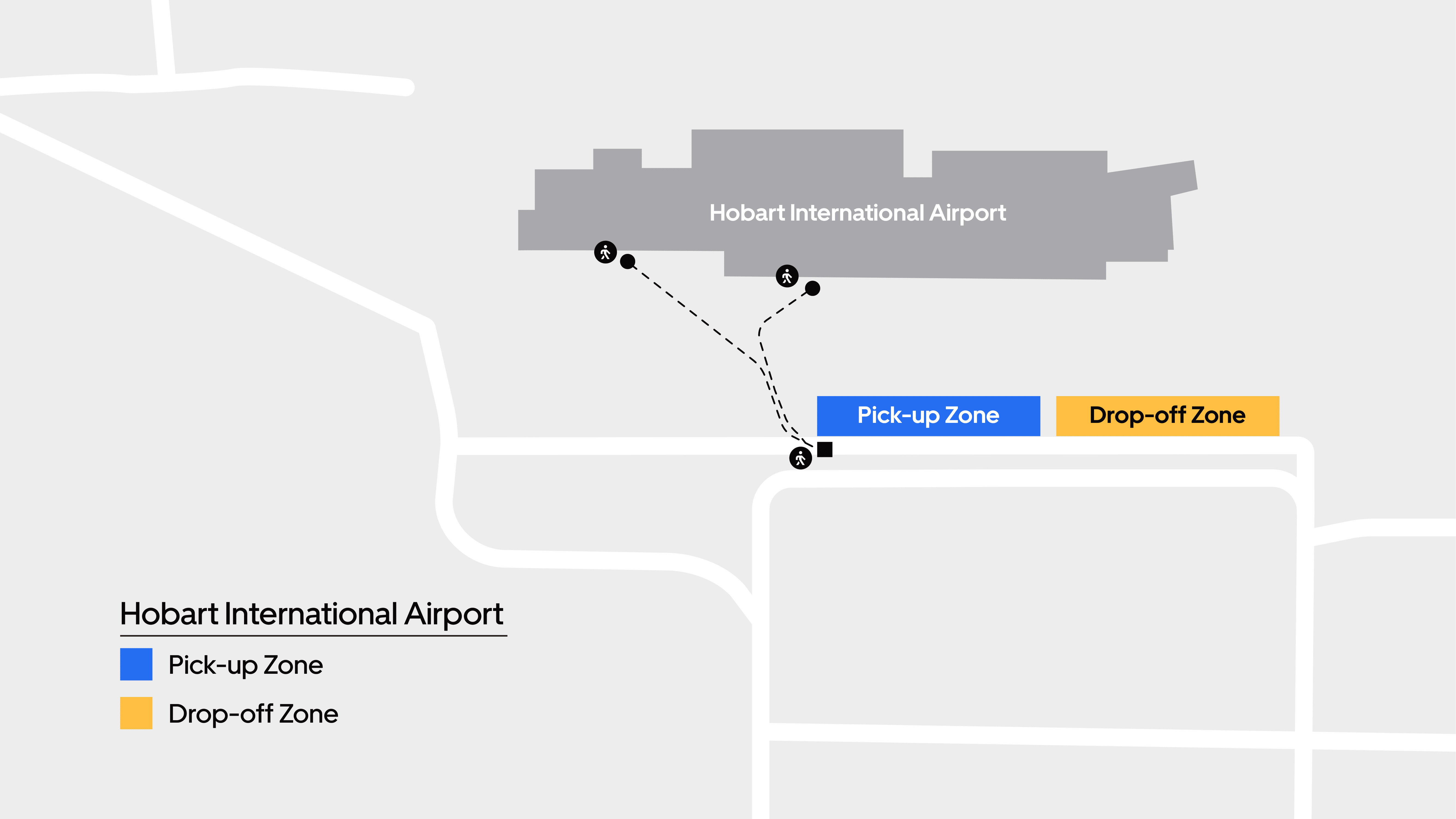 Hobart Airport map